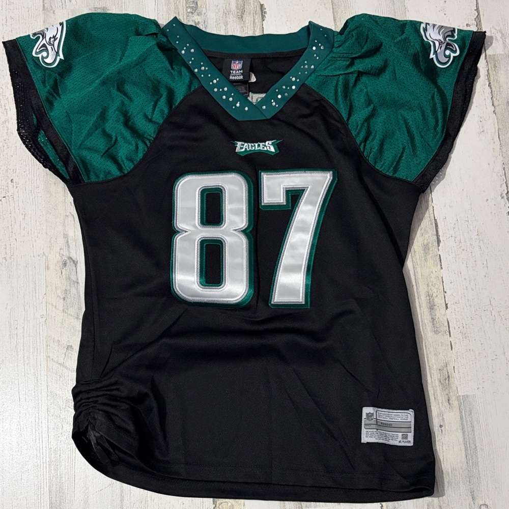 Reebok Philadelphia Eagles Brent Celek 87 Women's Jersey Size Large